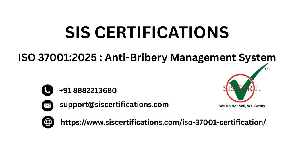ISO 37001 Certification: Build Trust and Integrity with SIS&nbsp;Certifications